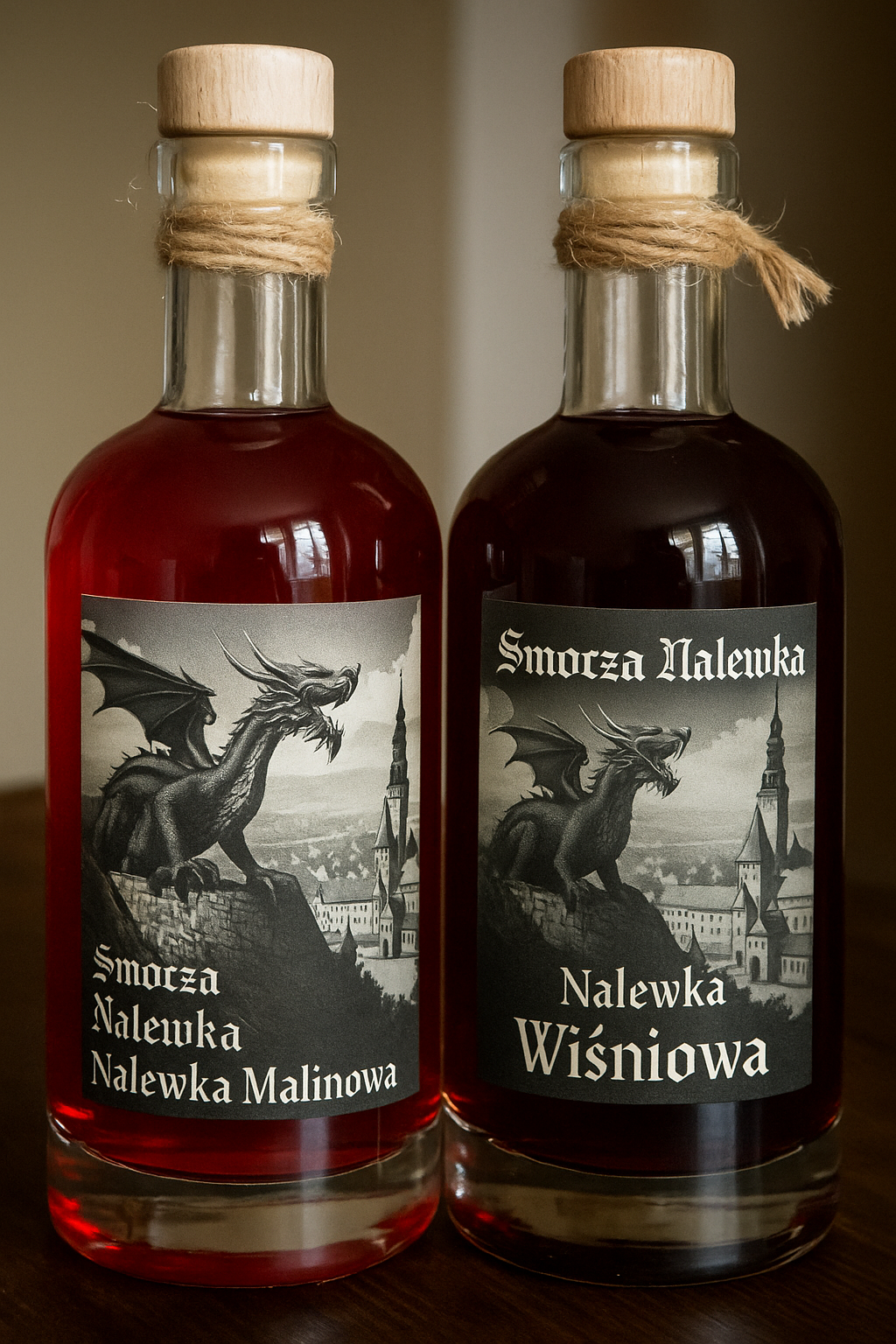 Nasze nalewki malinowe i wiśniowe
